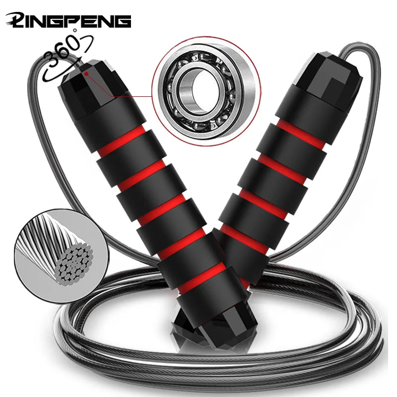 Adjustable Tangle-Free Jumping Skipping Rope, Suitable For Workout & Exercise - Vertex Select