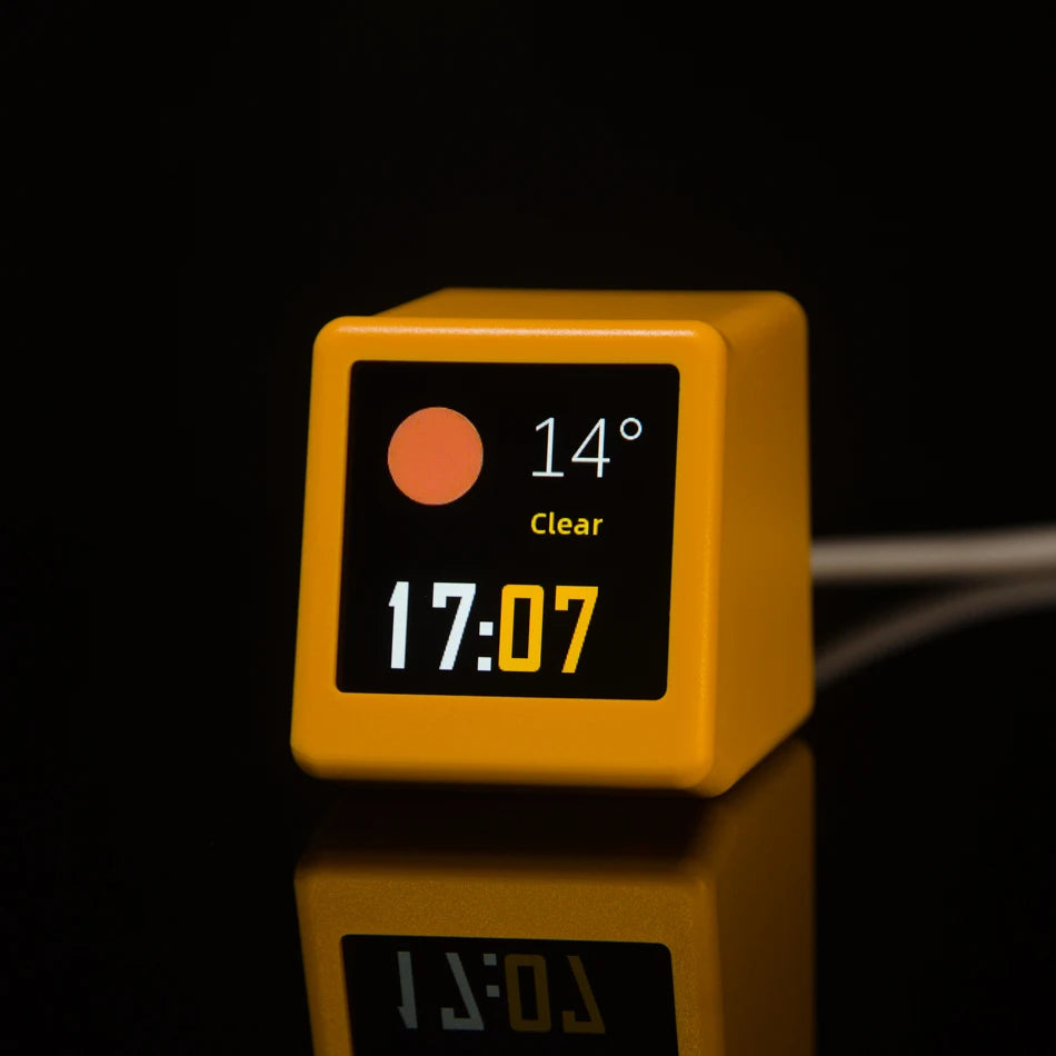 GeekMagic Ultra Smart WiFi Digital Clock, Weather Forecast & Multifunctional