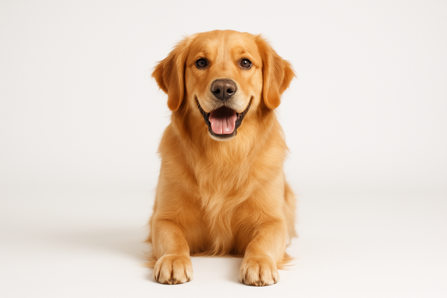 An image of a dog with a white background.