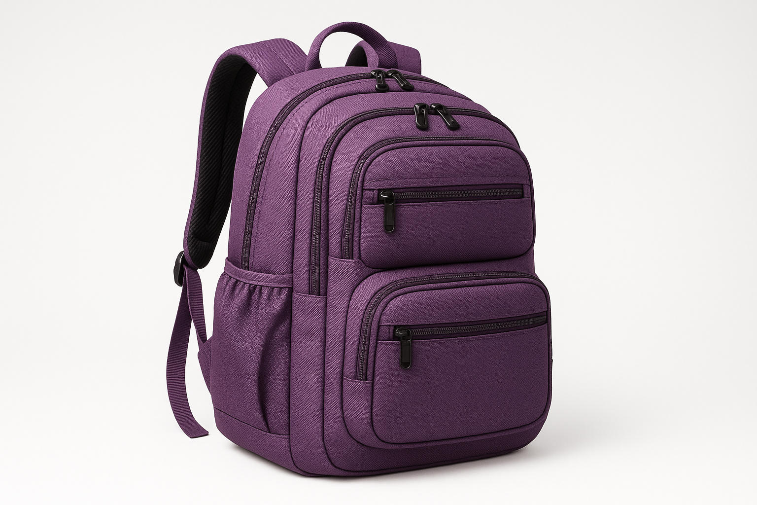 An image of a purple backpack.