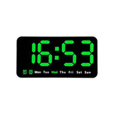 Voice Control Large Digital Wall Alarm Clock, Date & Day Of The Week Display - Vertex Select