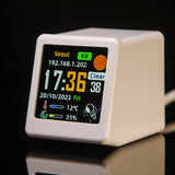 Mini Smart Wi-Fi Weather Digital Display Clock, Multifunctional & LCD Screen
