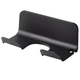 Vertex Select wall-mounted hair dryer stand holder for bathroom, multifunctional, easy no-drill installation, keeps hair dryer organized.