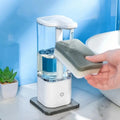 Vertex Select automatic liquid soap dispenser with 550ml capacity, waterproof IPX5 bathroom accessory, sleek and touchless.