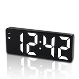 Portable LED Digital Alarm Clock With Intelligent Light Control & Smart Features - Vertex Select