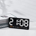 Voice Control Large Digital Wall Alarm Clock, Date & Day Of The Week Display - Vertex Select