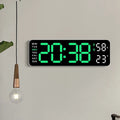 Large Digital Display Wall Alarm Clock, Week Display, Snooze & Memory Function - Vertex Select