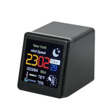 WOKLOK Smart WiFi Weather Station Digital Display Clock, Durable & Portable