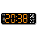 Large Digital Display Wall Alarm Clock, Week Display, Snooze & Memory Function - Vertex Select