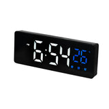 Digital Alarm Clock, 12/24 Hour Format, 3 Groups Of Alarms & Large Led Screen