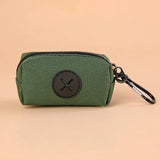 Compact Vertex Select canvas dog poop bag holder with eco-friendly design, portable pet supplies for clean walks.