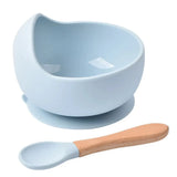 High-Quality Spill-Proof Silicone Baby Feeding Bowl, Durable & Easy To Clean