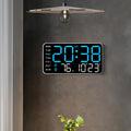 Large Digital Display Wall Alarm Clock, Voice Control, Dual Alarms & USB Powered - Vertex Select