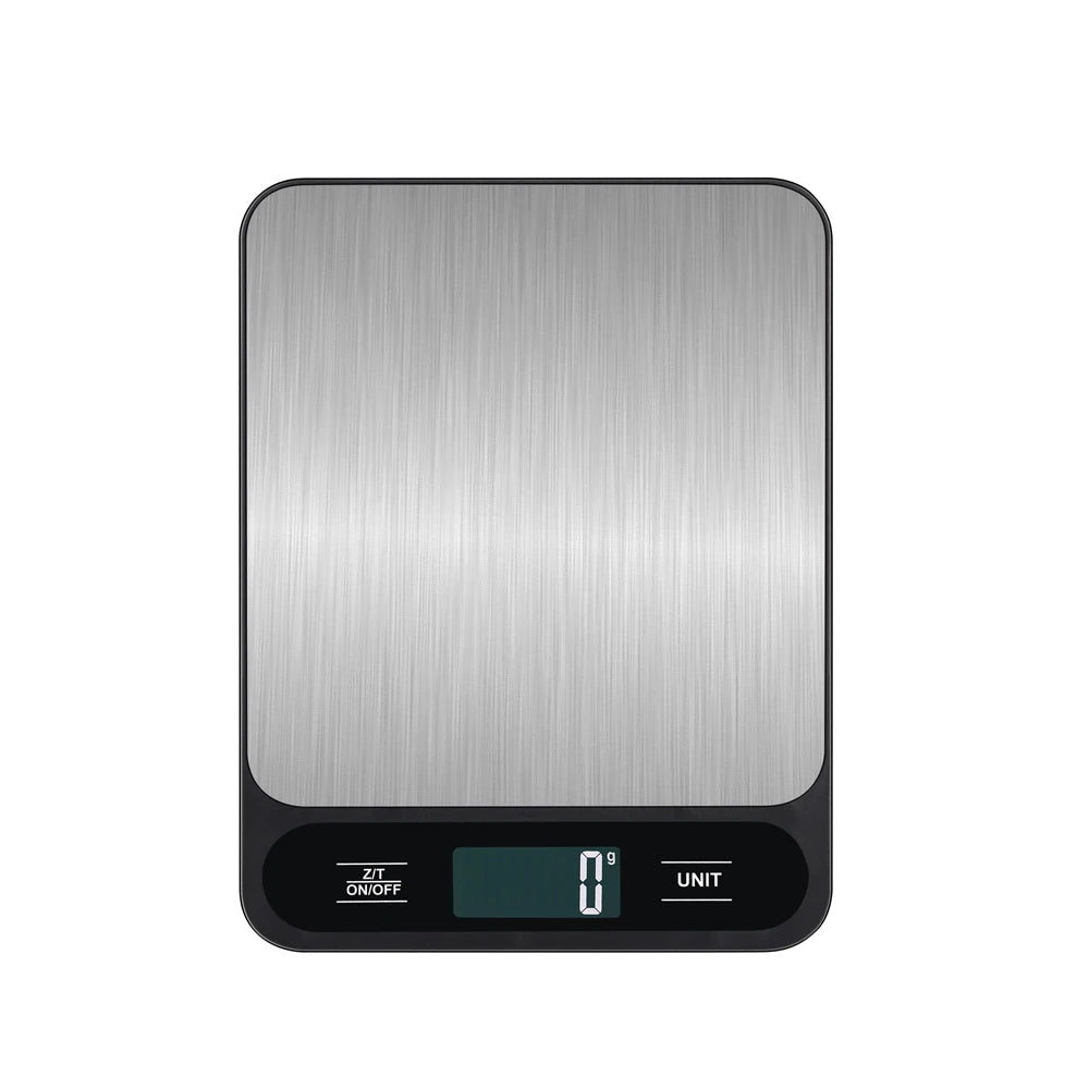 Vertex Select digital kitchen scale with LCD screen, compact design, ideal for precise weight measurements in cooking and baking.
