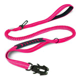 Reflective Shock Absorbing Dog Leash Car Seatbelt, Safe, Heavy Duty & Robust