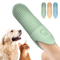 360° Silicone Pet Finger Toothbrush, Suitable For Dogs & Cats, Pet Dental Care - Vertex Select
