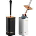 Aokala Premium Toilet Brush and Holder Set With Lid Modern Toilet Cleaning Brush - Vertex Select