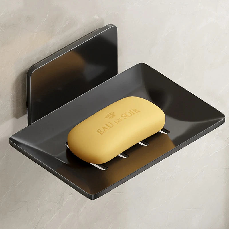 Aluminium Alloy Soap Holder, Bathroom Soap Dish, Anti-Rust & No Drilling