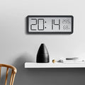 LCD Digital Wall Alarm Clock, HD Screen Display, Battery Powered & USB Pluggable - Vertex Select