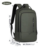HcanKcan HK-8228TG Backpack, Suitable For 15.6 Inch Laptop, Waterproof & Modern - Vertex Select