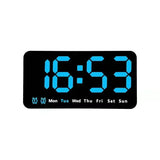 Voice Control Large Digital Wall Alarm Clock, Date & Day Of The Week Display - Vertex Select