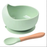 High-Quality Spill-Proof Silicone Baby Feeding Bowl, Durable & Easy To Clean