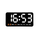 Voice Control Large Digital Wall Alarm Clock, Date & Day Of The Week Display - Vertex Select