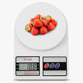 Vertex Select digital kitchen scale with 10kg capacity, compact slim design, battery-powered for precise food and ingredient weighing.