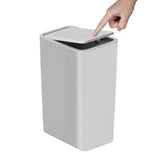 10L Modern Small Garbage Trash Can, Pop Up Press Lid, Slim Design & Easy To Use - Vertex Select