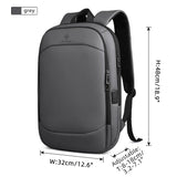 HcanKcan HK-8787 Backpack, Ultra-Slim, Expandable, Multifunctional & Waterproof - Vertex Select