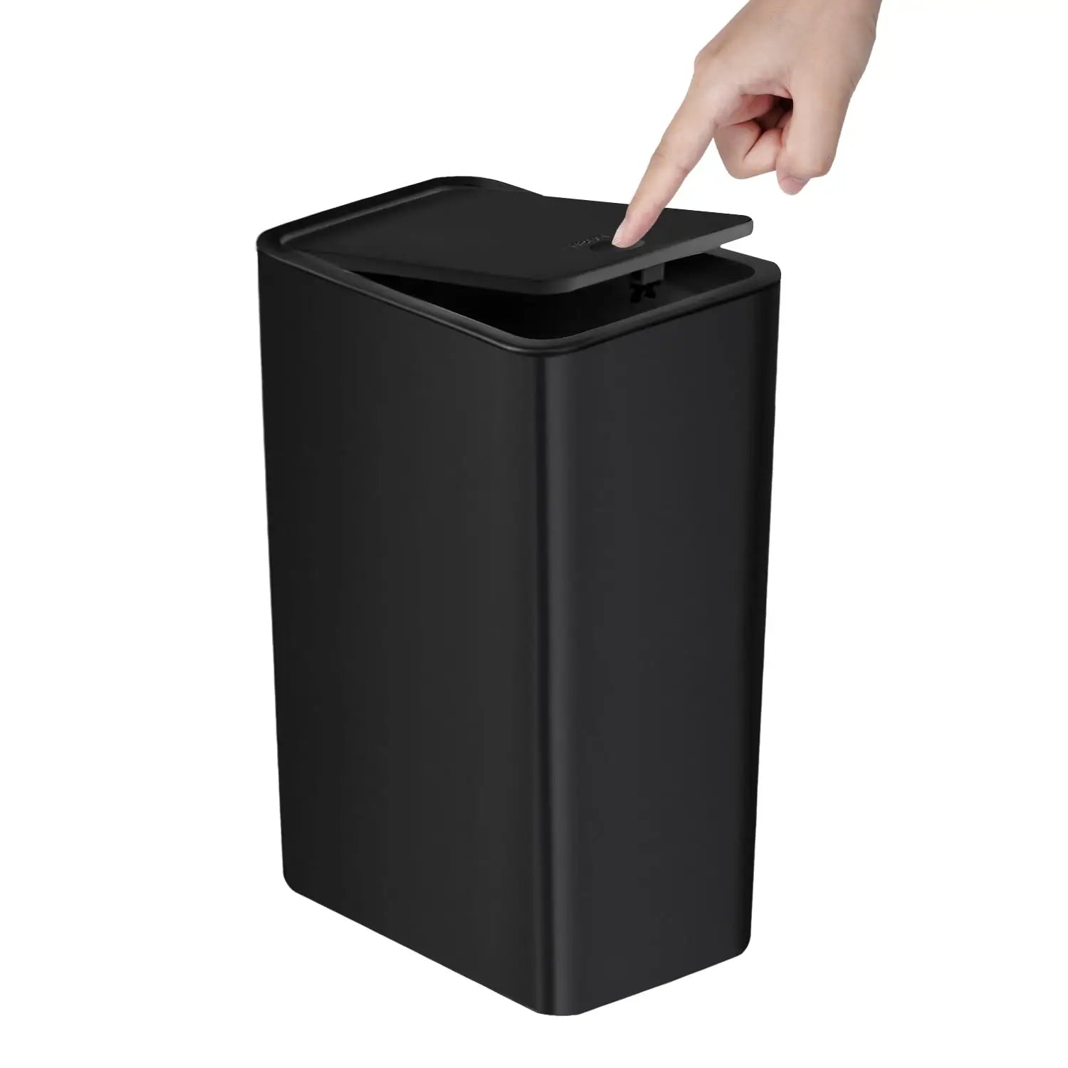 10L Modern Small Garbage Trash Can, Pop Up Press Lid, Slim Design & Easy To Use - Vertex Select