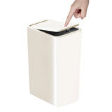 10L Modern Small Garbage Trash Can, Pop Up Press Lid, Slim Design & Easy To Use - Vertex Select