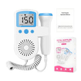 Digital fetal Doppler by Vertex Select, showing a handheld device with a display for monitoring baby heart rate.