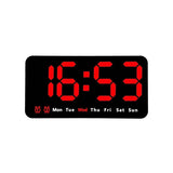 Voice Control Large Digital Wall Alarm Clock, Date & Day Of The Week Display - Vertex Select
