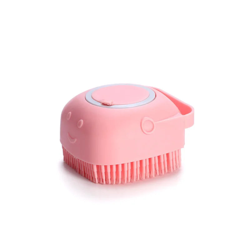 Pets Bathing Brush, Made From Soft Silicone Material, Suitable For Cats & Dogs - Vertex Select