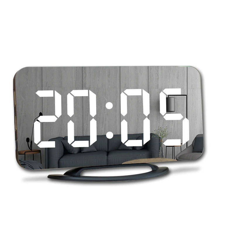 Modern HD LED Digital Display Alarm Clock, Electronic & Multifunctional - Vertex Select