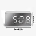 White LED Digital Display HD Alarm Clock, Compact, Portable & Ready To Use